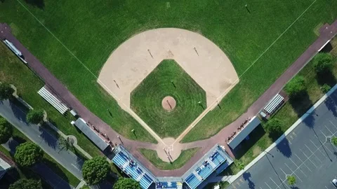 Baseball Diamond Stock Footage 248913525