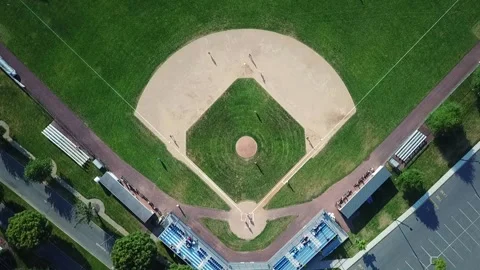 Baseball Diamond Stock Footage 248913556