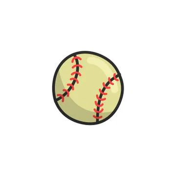 Baseball doodle icon, vector illustration Stock Illustration