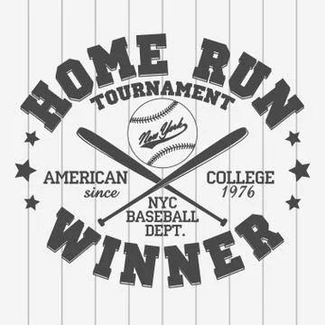 Baseball emblem Illustrazione stock