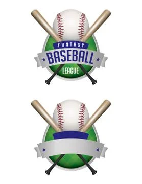 Baseball emblems illustration Stock Illustration