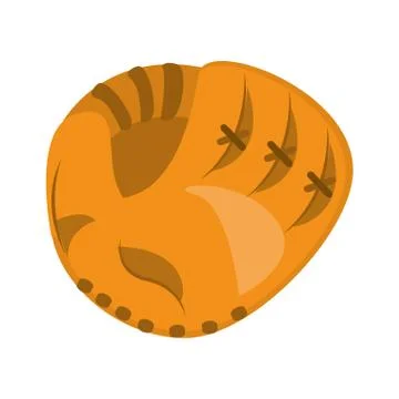 Baseball equiment elements icon cartoon イラスト素材