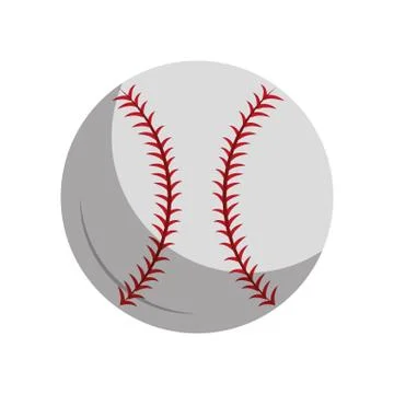 Baseball equiment elements icon cartoon Illustrazione stock