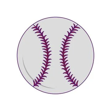 Baseball equiment elements icon cartoon 库存插图