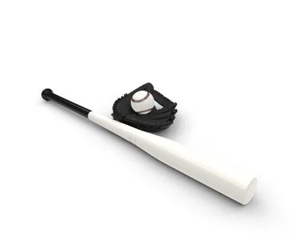 Baseball Equipment Stock Illustration