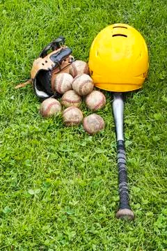 Baseball equipment Stock Photos