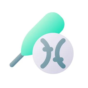 Baseball equipment pixel perfect flat gradient two-color ui icon Illustrazione stock