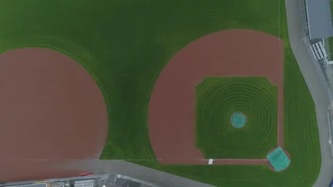 Baseball Field Drone Video Stock Footage 266906959