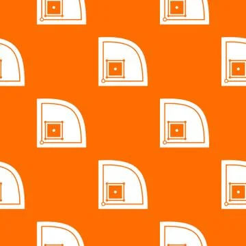 Baseball field pattern seamless Illustrazione stock