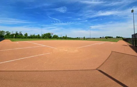 Baseball Field Perfection Stock Photos