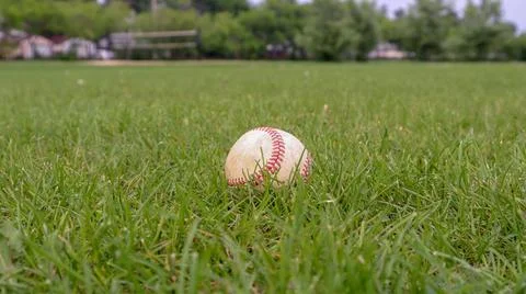 Baseball in Field Stock Photos