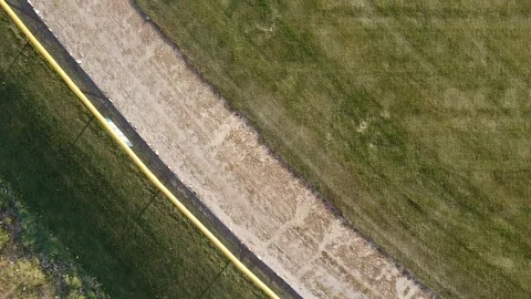 BASEBALL FIELD SUBURBS Video stock 123727433