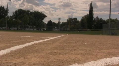 Baseball field Tracking Shot Stock Footage 8554392