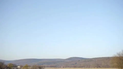 Baseball field in a valley Stock Footage 22219538