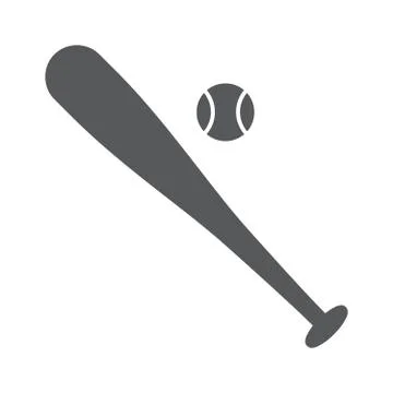 Baseball flat icon ,eps10 Stock Illustration