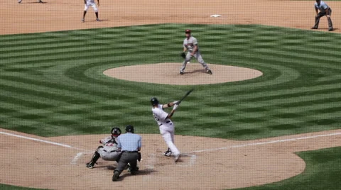 Baseball Game at Coors Field, Colorado Stock Footage