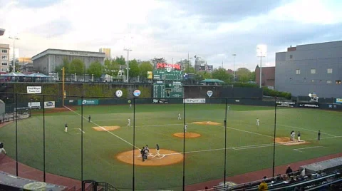 Baseball Game Time Lapse 1 Stock Footage 711148