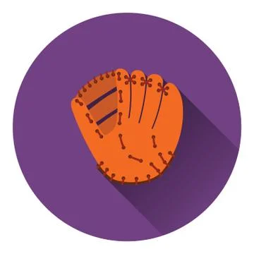Baseball glove icon Stock Illustration