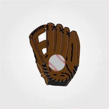 Baseball glove icon Stock Illustration
