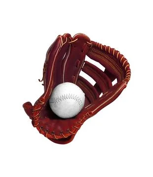 Baseball glove isolated Stock Photos