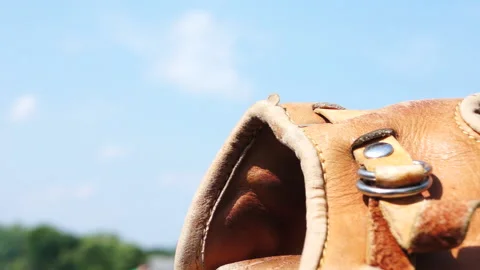 BASEBALL GLOVE PAN Stock Footage 192434106