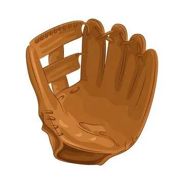 Baseball Gloves Illustration Stock Illustration