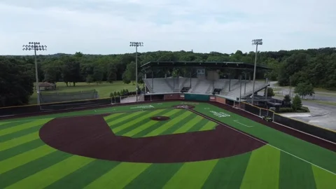 Baseball ground drone shot view Stock-Footage 271347258