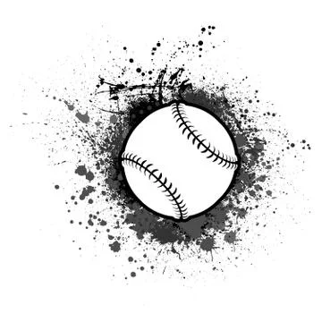 Baseball grunge background Stock Illustration