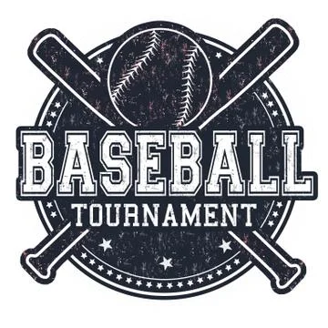 Baseball grunge rubber stamp Illustrazione stock
