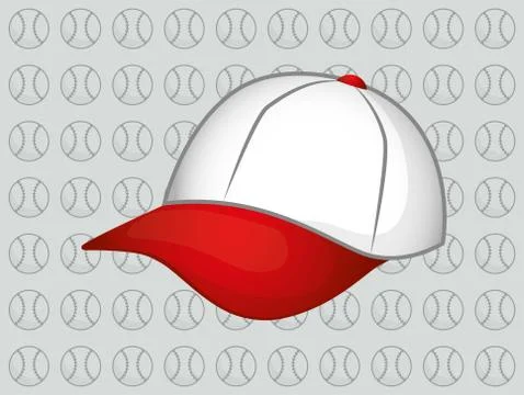 Baseball hat cap Stock Illustration