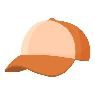 Baseball hat icon cartoon vector. Head cap イラスト素材