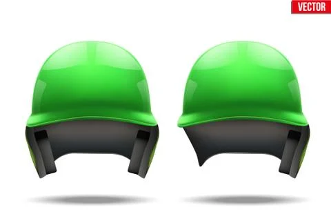 Baseball helmet Stock Illustration