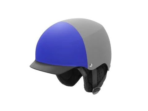 Baseball helmet on a white background Stock Photos