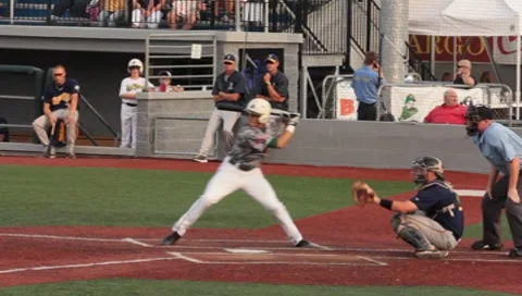 Baseball Hit (HD) Stock Footage 7732656