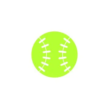 Baseball Icon Colour Conceptual Vector Design Stock Illustration