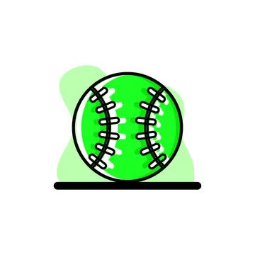 Baseball Icon Conceptual Vector Illustration Design Illustrazione stock