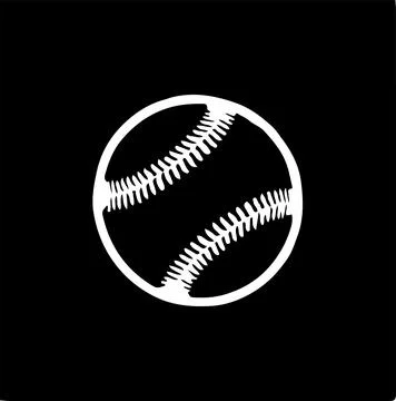 Baseball icon isolated on background Stock Illustration