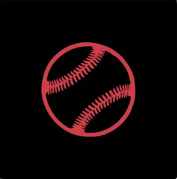 Baseball icon isolated on background Stock Illustration