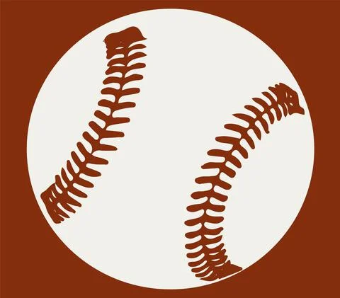 Baseball icon isolated on background Stock Illustration