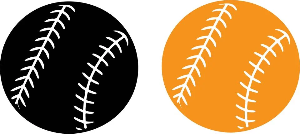 Baseball icon isolated on white background Stock Illustration