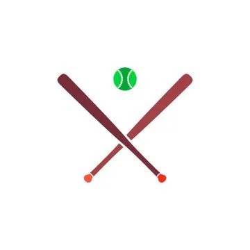 Baseball Icon Vector Stock Illustration