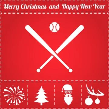 Baseball Icon Vector 스톡 일러스트