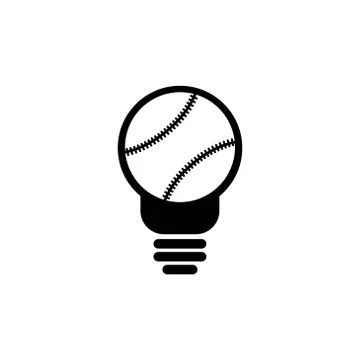 Baseball idea vector design template illustration Illustration