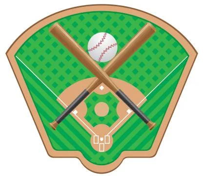 Baseball illustration Stock Illustration