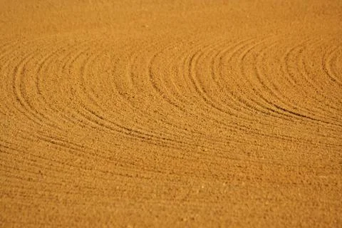 Baseball infield sandy background texture Stock Photos