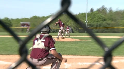 Baseball inning ends Stock Footage 8599742