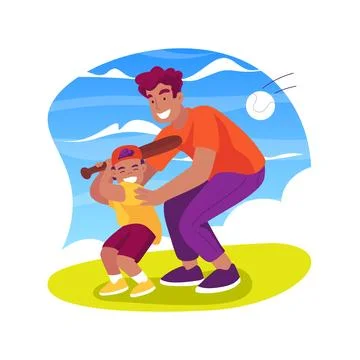 Baseball isolated cartoon vector illustration. Stock Illustration