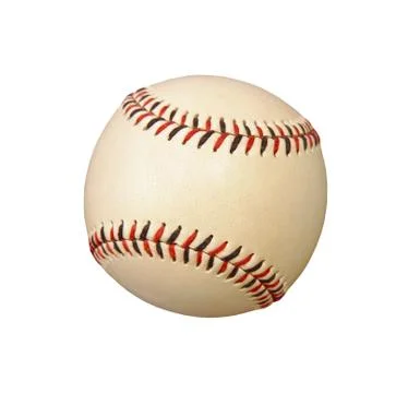 Baseball isolated on white background. Stock Photos