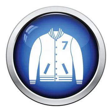 Baseball jacket icon Stock Illustration