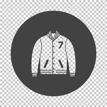 Baseball jacket icon Stock Illustration
